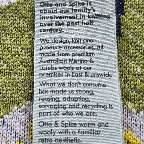 100% Merino Wool Scarf Lemons - Picture 7 of 10